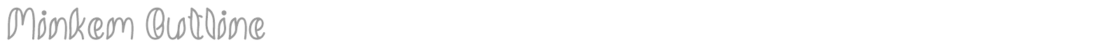 Minkem font preview